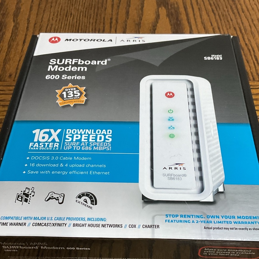 Motorola Arris Surfboard Modem 600 series SB6183